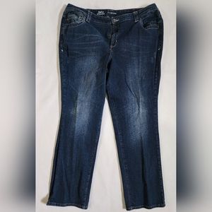 Womens Size 24 Lane Bryant Simply  Straight Jeans